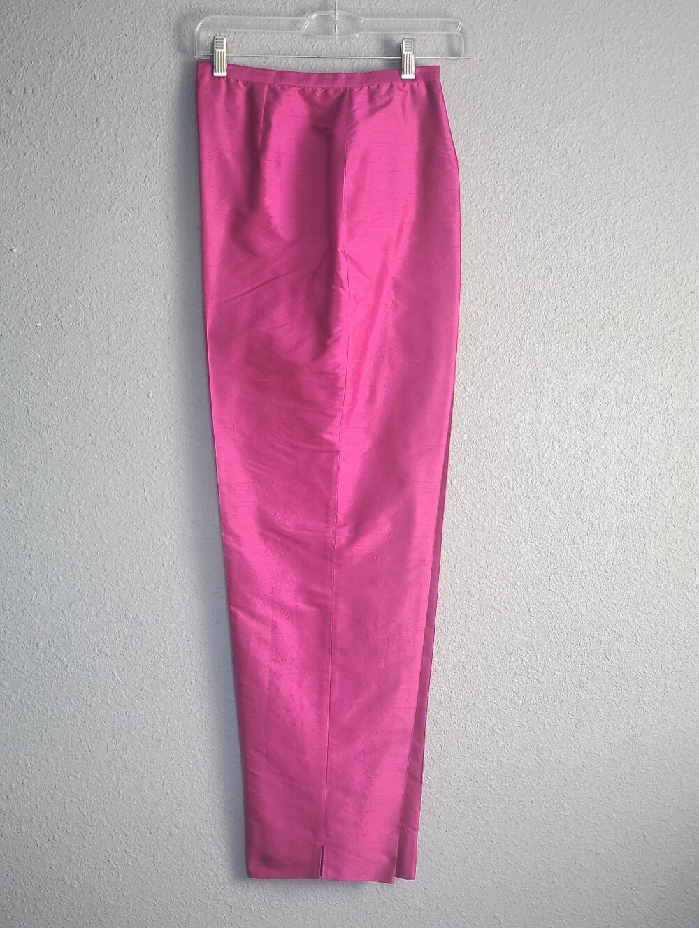Jones New York Hot Pink Women's Single-Button Silk Blazer With Matching Pant. - Picture 7 of 9